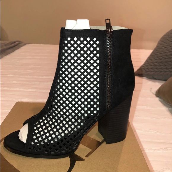 Black Heel Booties - Picture 1 of 2